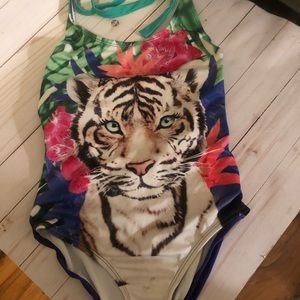 Gymboree girls one piece bathing suit 10/12